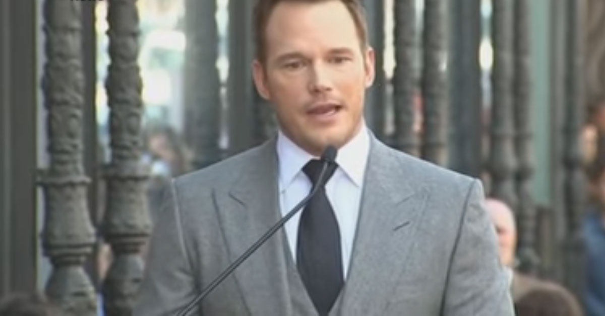 Emotional Chris Pratt Talking About His Faith and Family During Hollywood Walk of Fame Speech