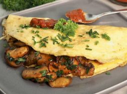 mushroom omelette-2